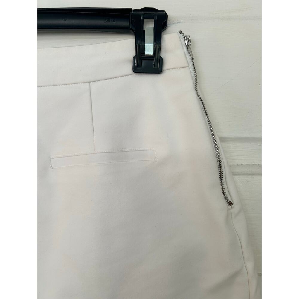 English Factory White Skort Women's Small Side Zip European Summer XC Fast Ship - Picture 2 of 8